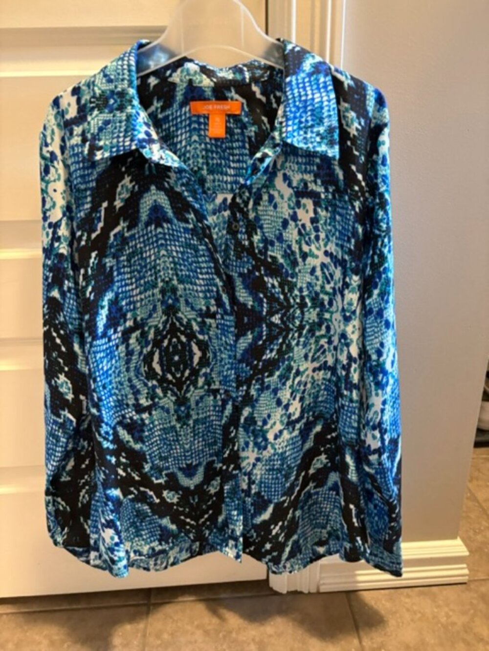 Snakeskin Blouse